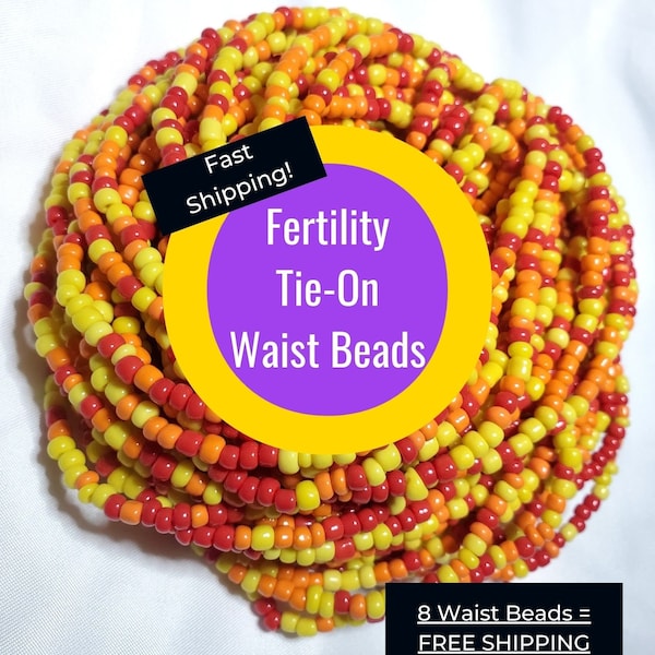 Fertility Tie-On African Waist Beads