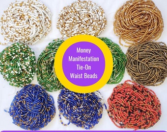 Money Manifestation Tie-On African Waist Beads