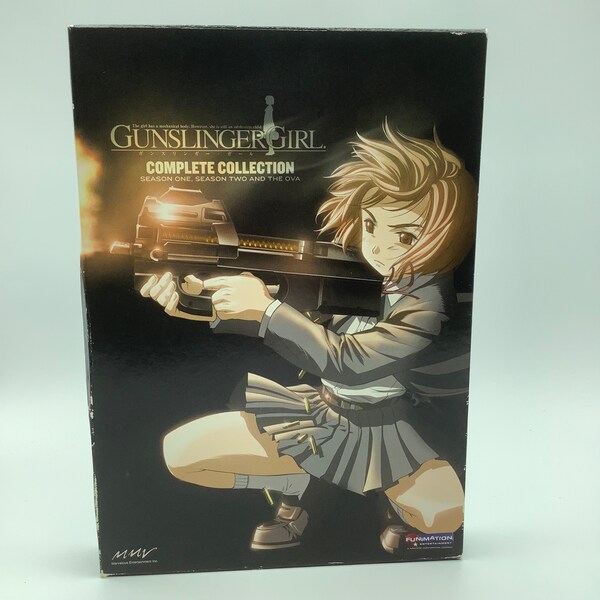 GUNSLINGER GIRL.  Complete Collection.  Season 1, Season 2 and The OVA.  28 Episodes on 5 Discs.  Boxed Set.  Anime Classics.