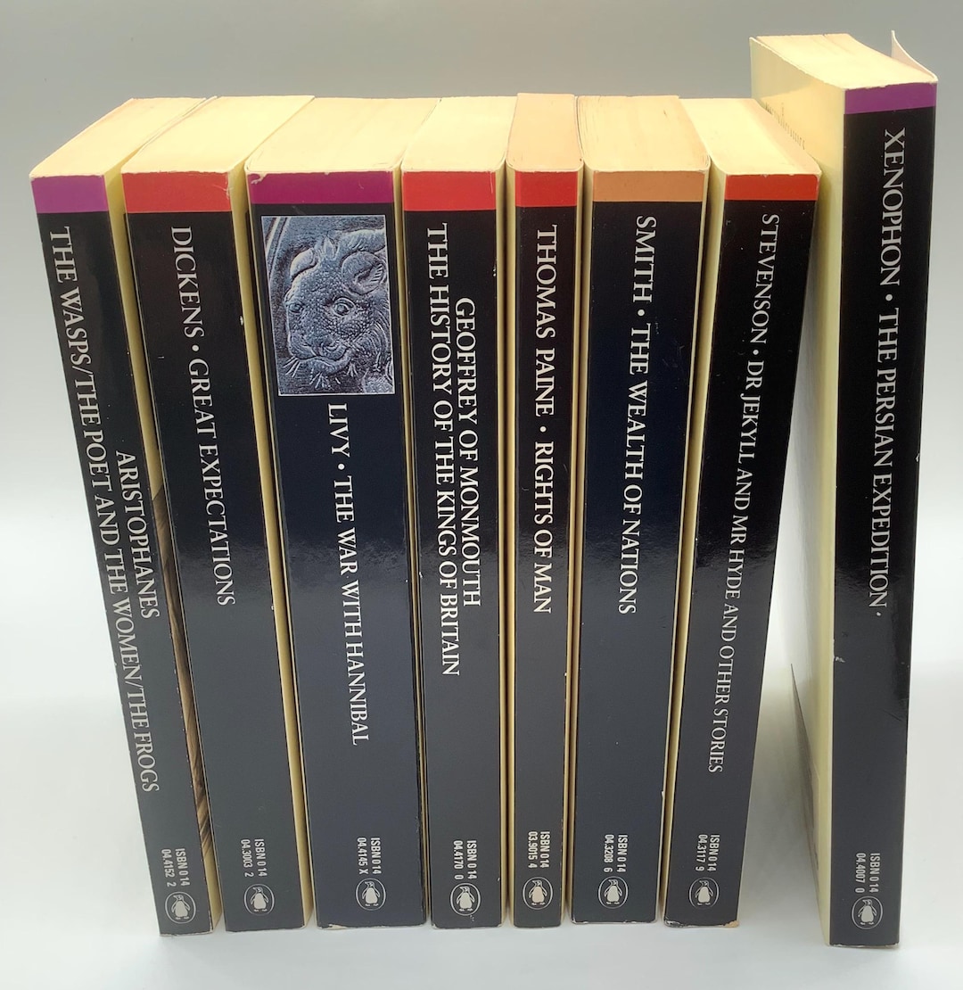 8 Vintage 1980s PENGUIN CLASSICS. Bundle of 8 Paperbacks (reprints ...