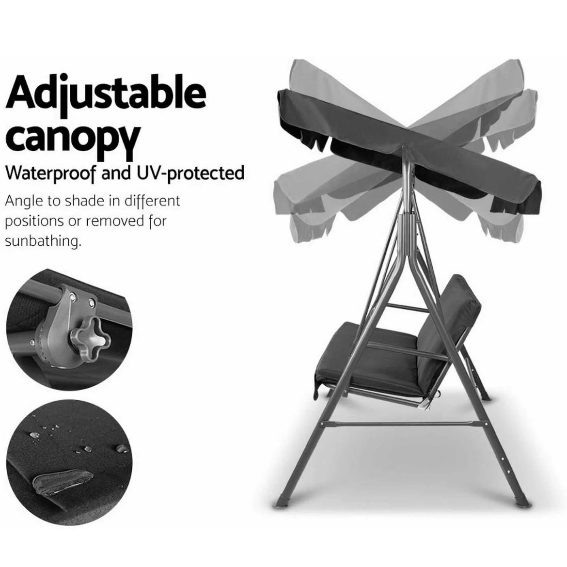 Silla de columpio de jardín 3 personas | Etsy