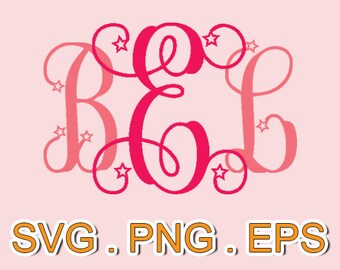 Download Vine Monogram Svg Etsy