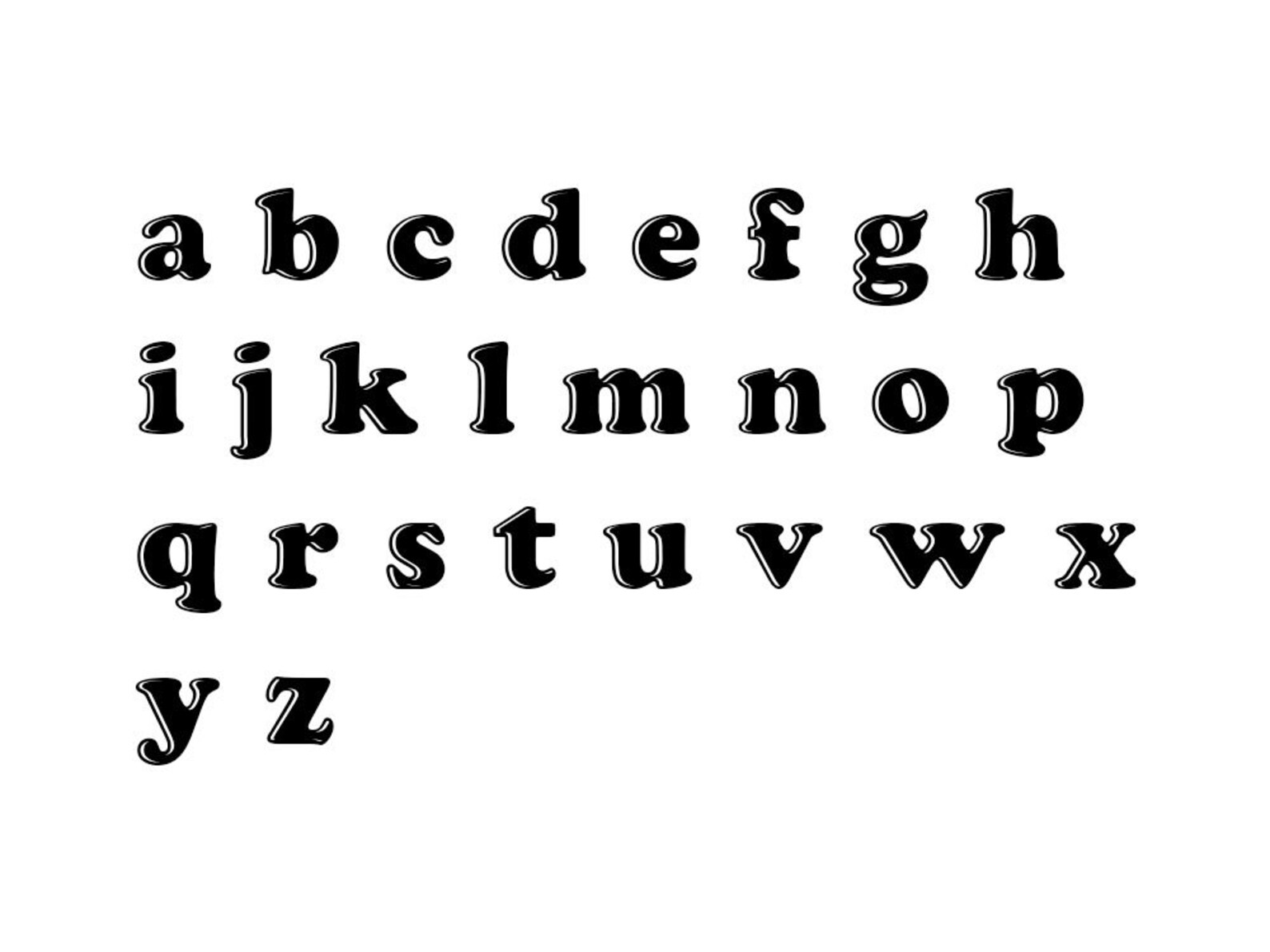 Grease Font Svg Filesotf for Cricutsvg Sillhouttesvg Etsy