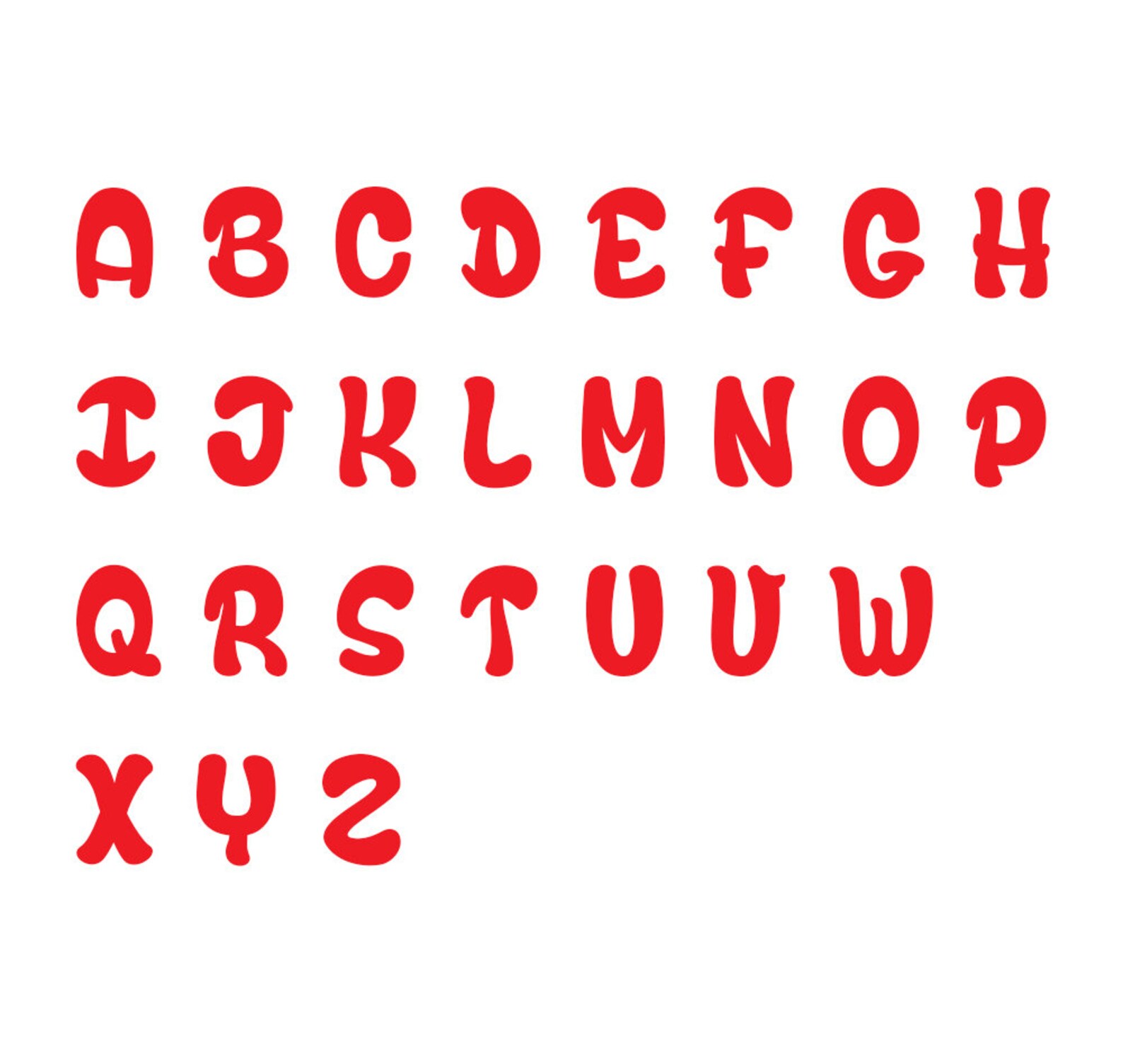 soap bubble letters font