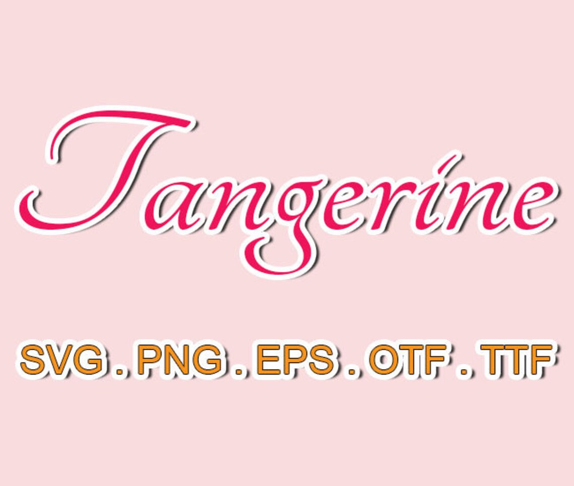wave dragon in tangerine font