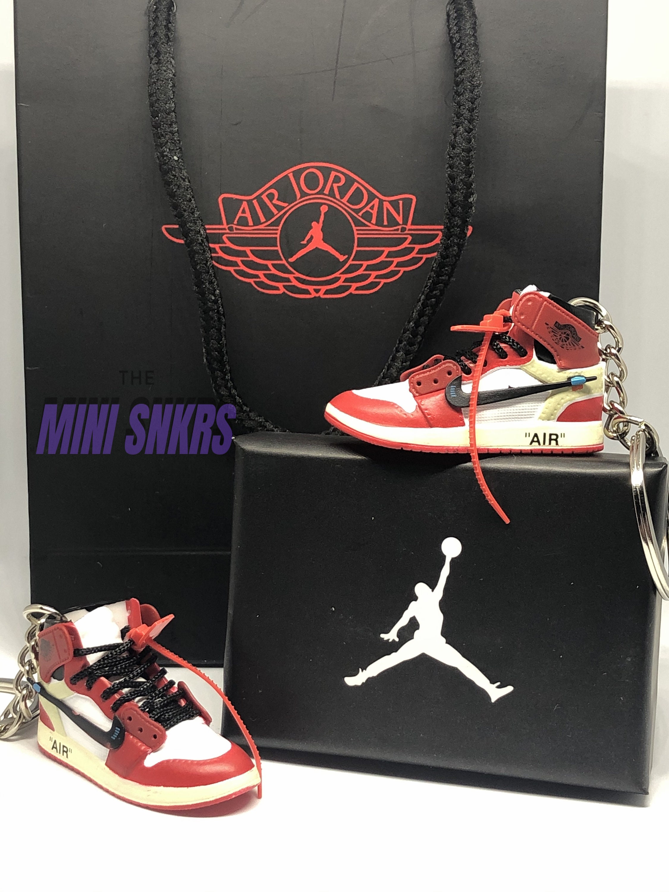 off white jordan keychain