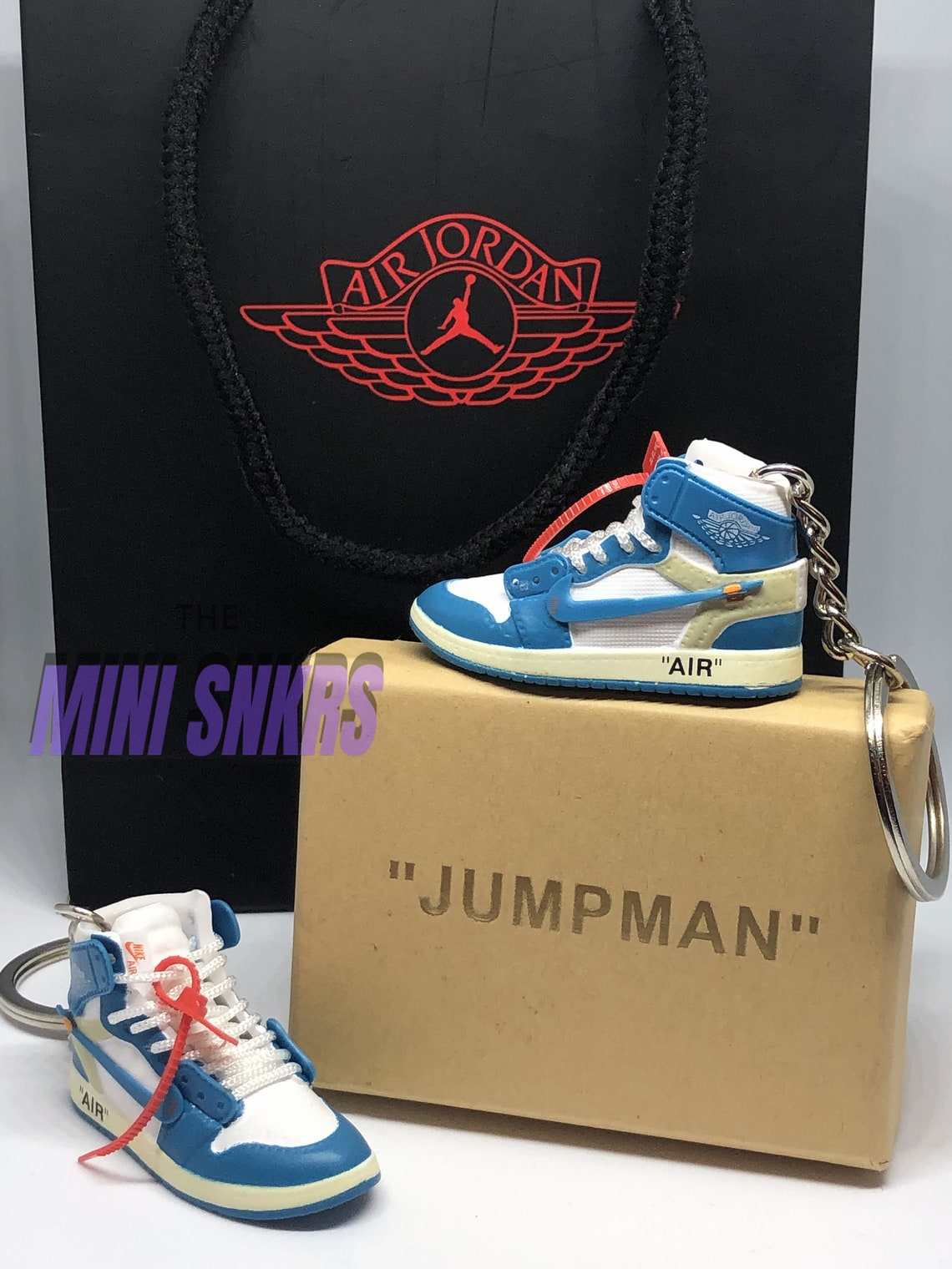 off white jordan 1 keychain
