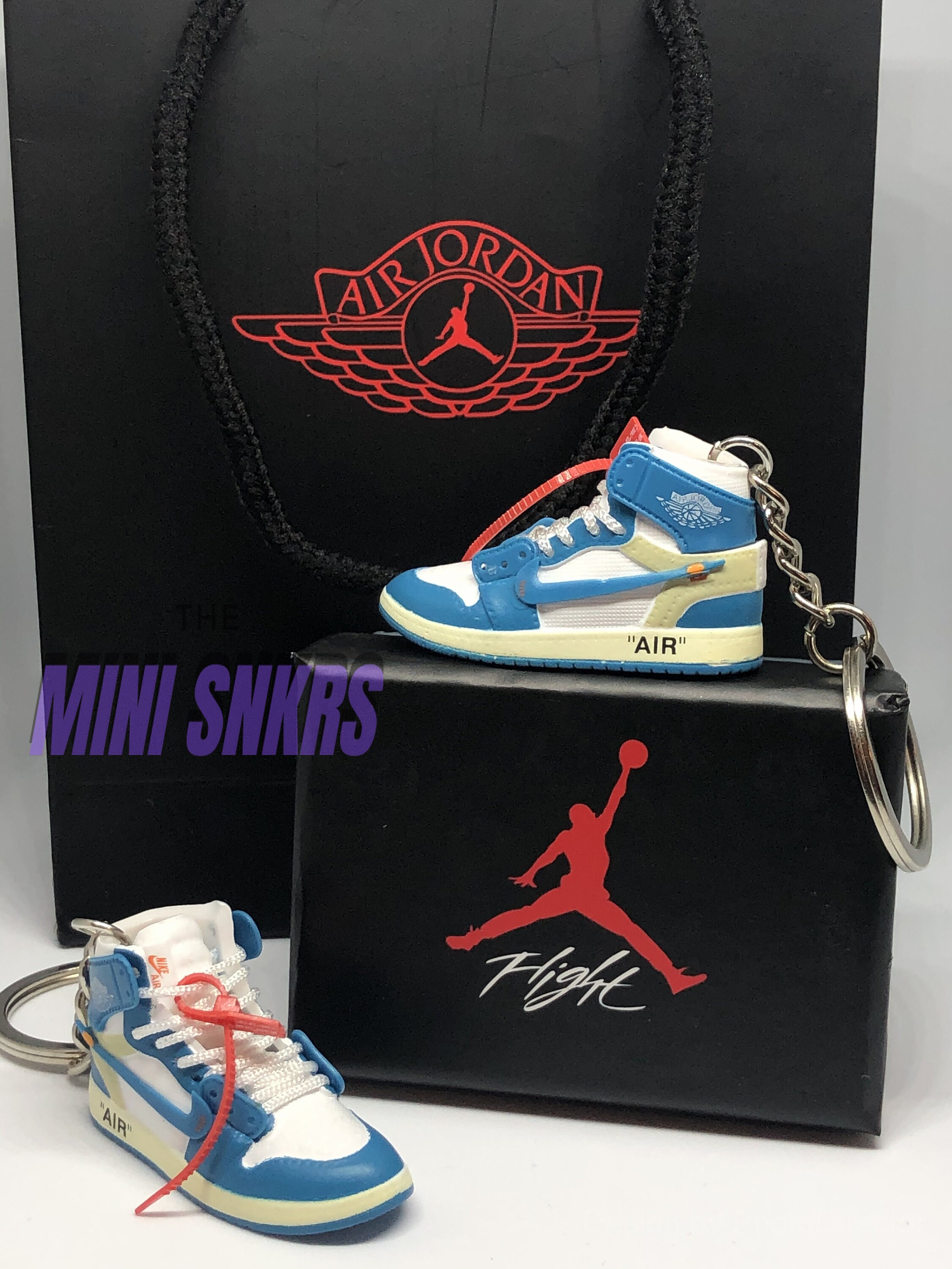 off white jordan keychain