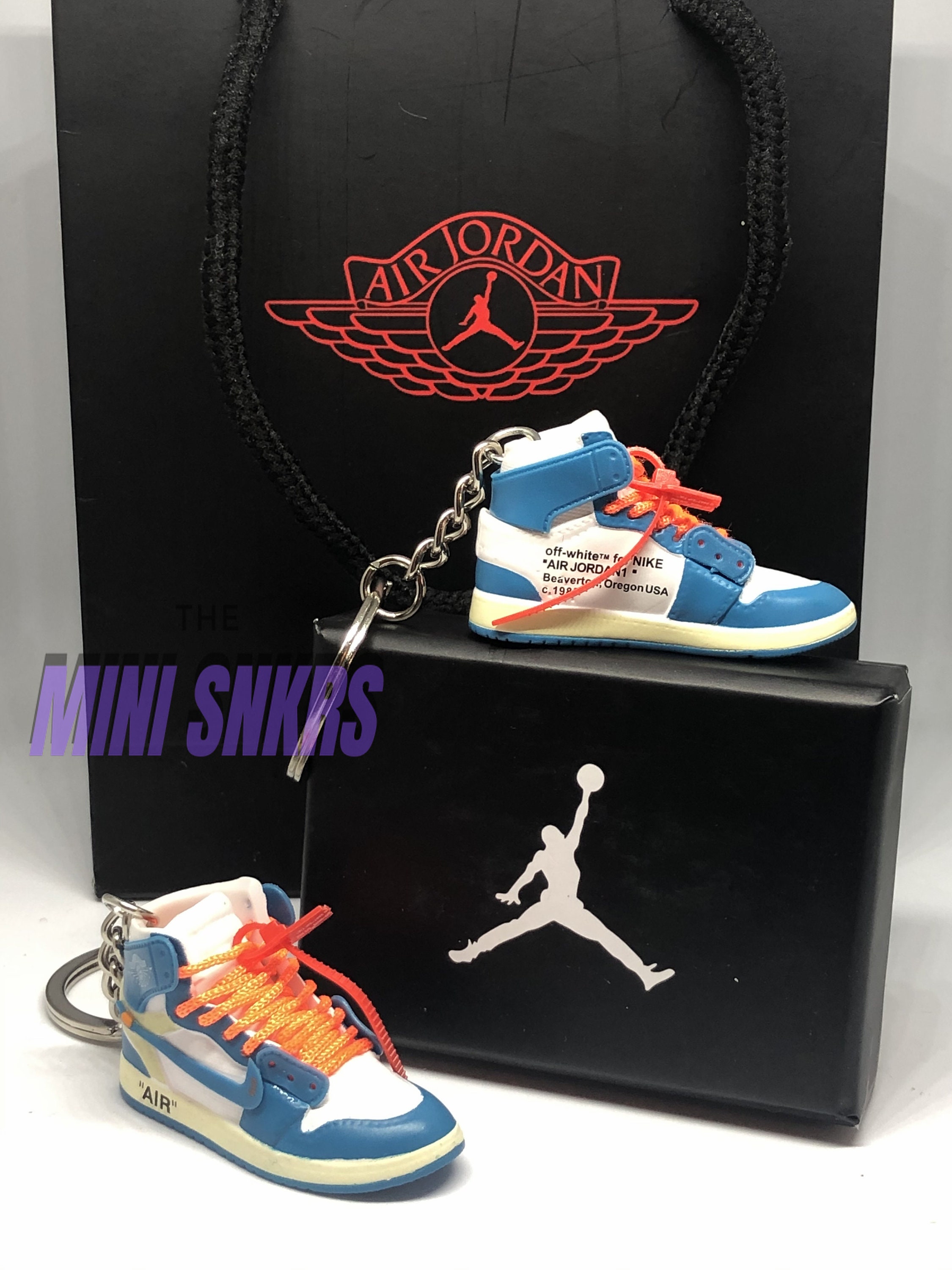 off white jordan keychain