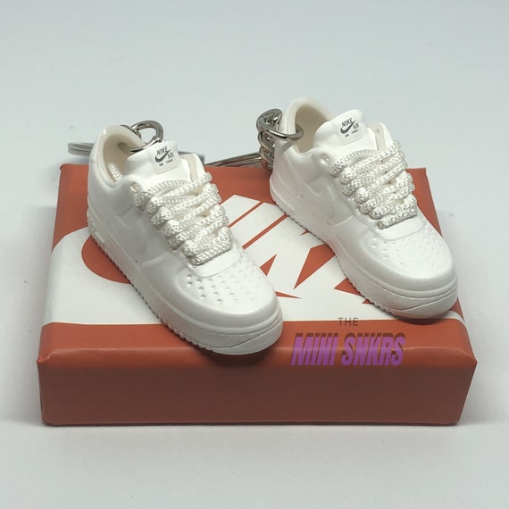 Mini Air Force 1 Low White Keyring Keychain Nike 3D Mini Shoe - Etsy  Australia