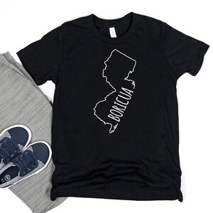 Youth Size | Boricua Living in New Jersey Unisex Shirt | Puerto Rican New Jersey State Shirt | Puerto Rico Gift | Puerto Rico Kids Shirt |