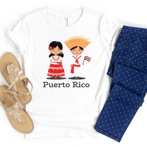 Youth Size | Puerto Rico Jibaro Kids Unisex Shirt | Traditional Clothes | Puerto Rican Kids Shirt |Puerto Rico Gift |Puerto Rico Youth Shirt