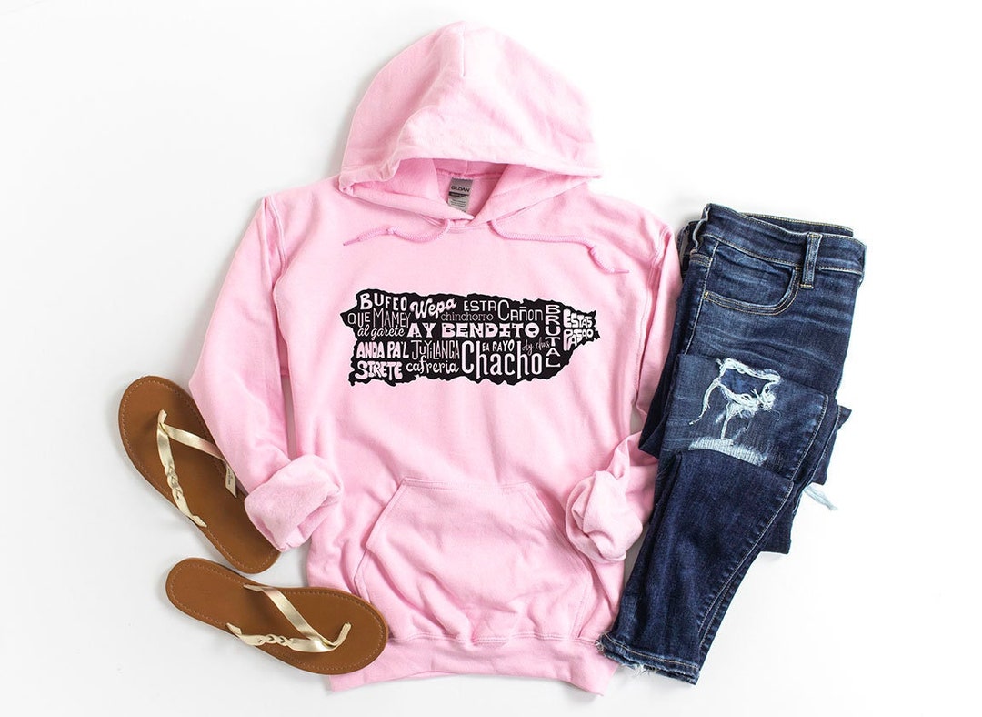 Puerto Rico Island Unisex Heavy Blend Hoodie Pullover Hoodie