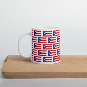 Puerto Rico Flag 11oz Mug | Puerto Rico Coffee Mug | Puerto Rico Gifts | Boricua Pride | Puerto Rican Pride | Taza de Cafe | Cafecito