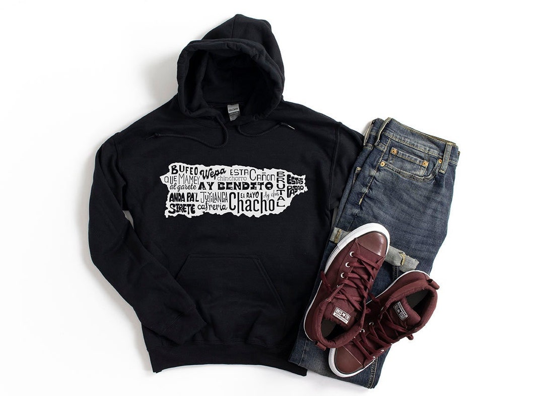 Sudadera con capucha Unisex Heavy Blend de puerto rico Sudadera con  capucha Pullover Dicho puertorriqueño Sudadera puertorriqueña Papá