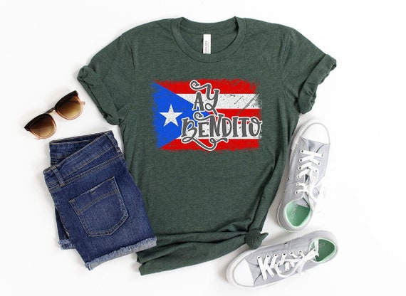Puerto Rican | Gold Boricua, Puerto Rico Camisa Flag T Shirt Puerto Rican | Gold Boricua, Puerto Rico Camisa Flag T Shirt