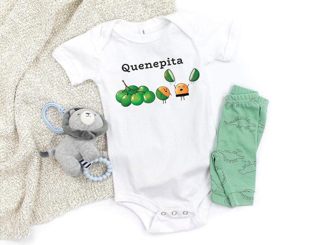 Baby Onesie Quenepa Puerto Rican Fruit Onesie Puerto Rican Food Ropa De Bebe Puerto Rican Baby
