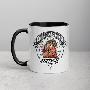 Chancletazo Atrevete 11oz Mug with Color | Puerto Rico Mug | Puerto Rican Coffee Mug | Frases de Abuela | Puerto Rico Gifts | Taza de Cafe