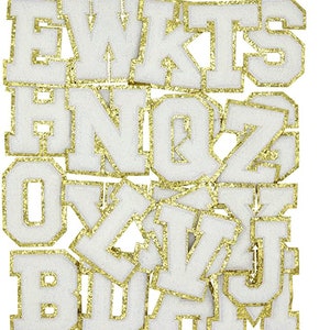 Cotton Candy Pearl & Rhinestone Patch Letters – Dukes Designs & Creations