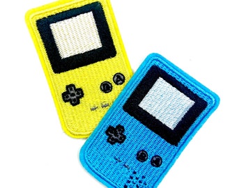 Retro Gameboy Gaming Nintendo Iron On Sewing Patches, Cool Patches, Gamer Patches, Video Game Patches