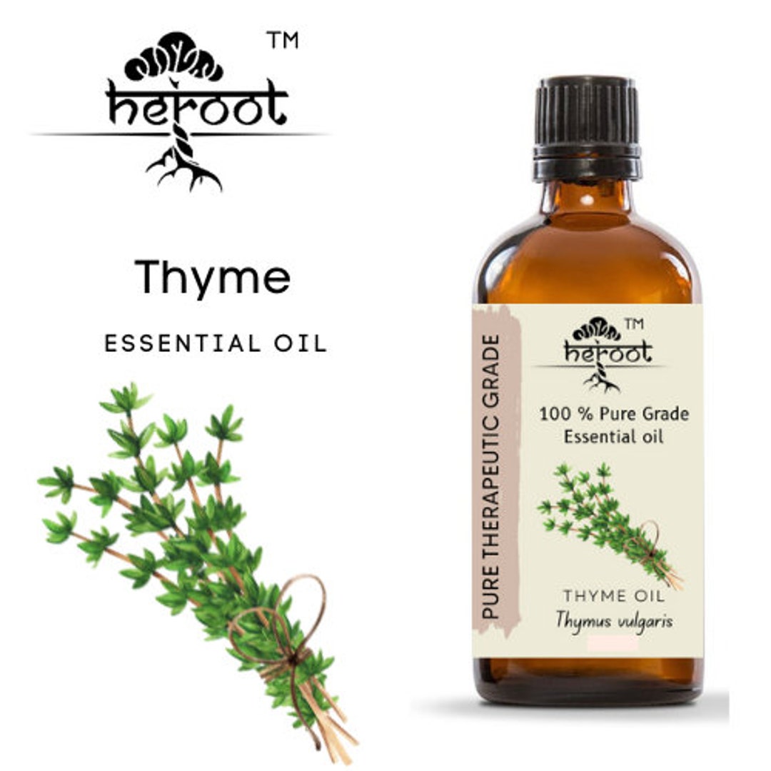 Thyme 100 Pure Essential Oil Natural Therapeutic Grade Etsy
