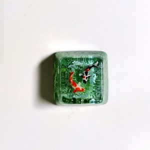 Handmade Resin Roi Keycap Personalized Landscape Pool R4 Esc Keycap for Mechanical Keyboard