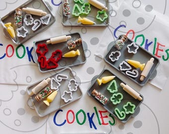 Elf Shenanigan Miniature Baking Set: Christmas Prop Kit
