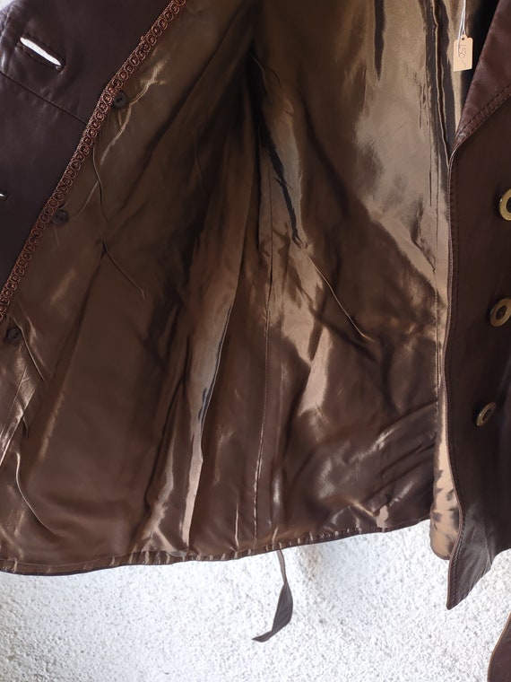 Vintage Genuine Leather Jacket - image 4
