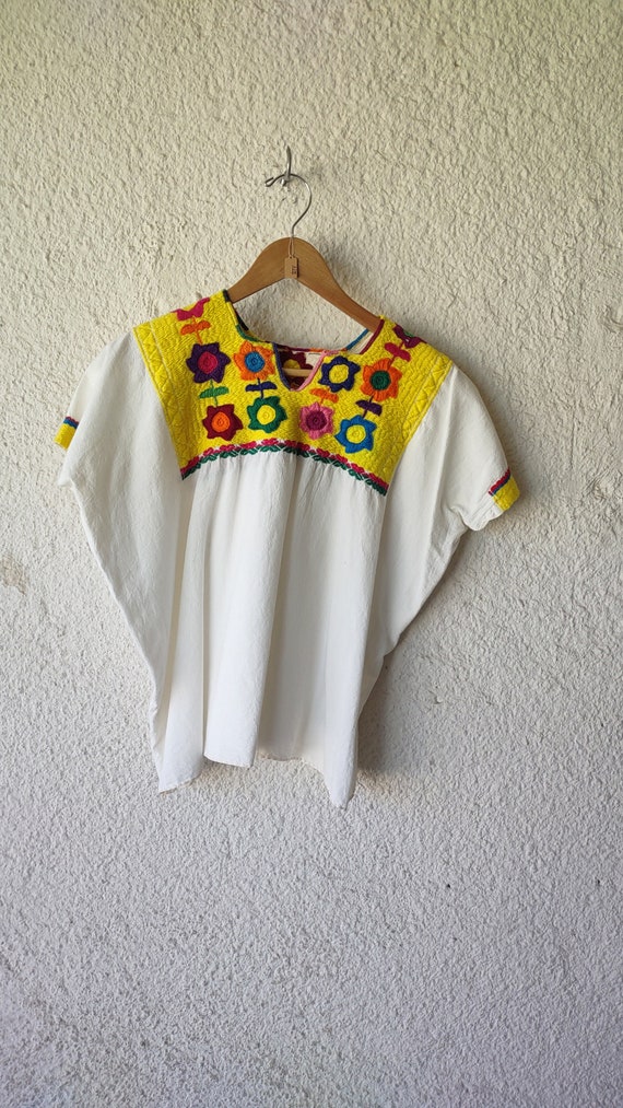 Handmade Floral Embroidered Shirt