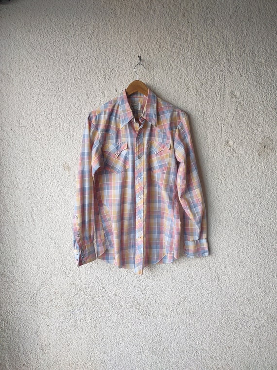 Vintage Western Style Button Down