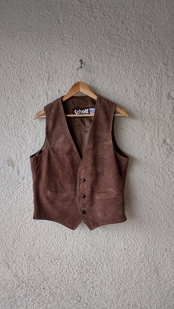 Vintage Genuine Leather Vest