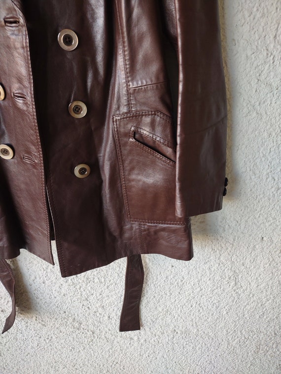 Vintage Genuine Leather Jacket - image 7