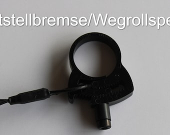 Frein de stationnement, frein à main, antivol, antidémarrage simple pour VTT, VTT, vélos électriques, tous les vélos avec un diamètre de guidon de 22 mm