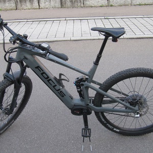 Fahrradständer MTB Fully und E-Fullyständer, Kurbelständer, FritzBikeStand Seitenständer, MTB Fullyständer portable, Fahrradständer Neuheit Bild 2