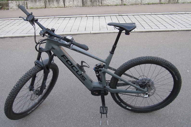 Support de vélo VTT entièrement et E-entièrement support, support de manivelle, béquille latérale FritzBikeStand, VTT entièrement support portable, nouveauté de support de vélo image 2