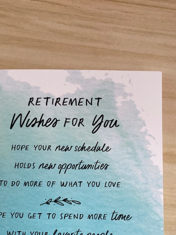 Buy Retirement Card From Group, for Boss, Retirement Wishes Card, for  Women, for Men, Coworker Retirement , for Teacher, for Doctor, Friend, Dad  Online in India - Etsy