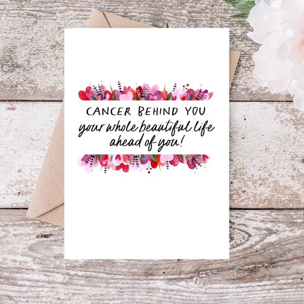 Cancer Card, End of Chemo Congratulations Card, Cancer Encouragement, for Women, Cancer Remission, Cancer Free, Last Chemo Ring the Bell