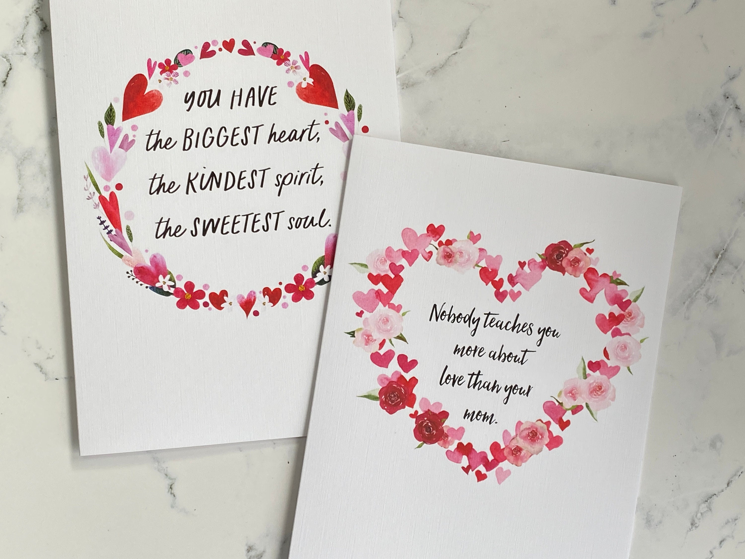 Conciliatory Valentine's Day Cards from Mom
