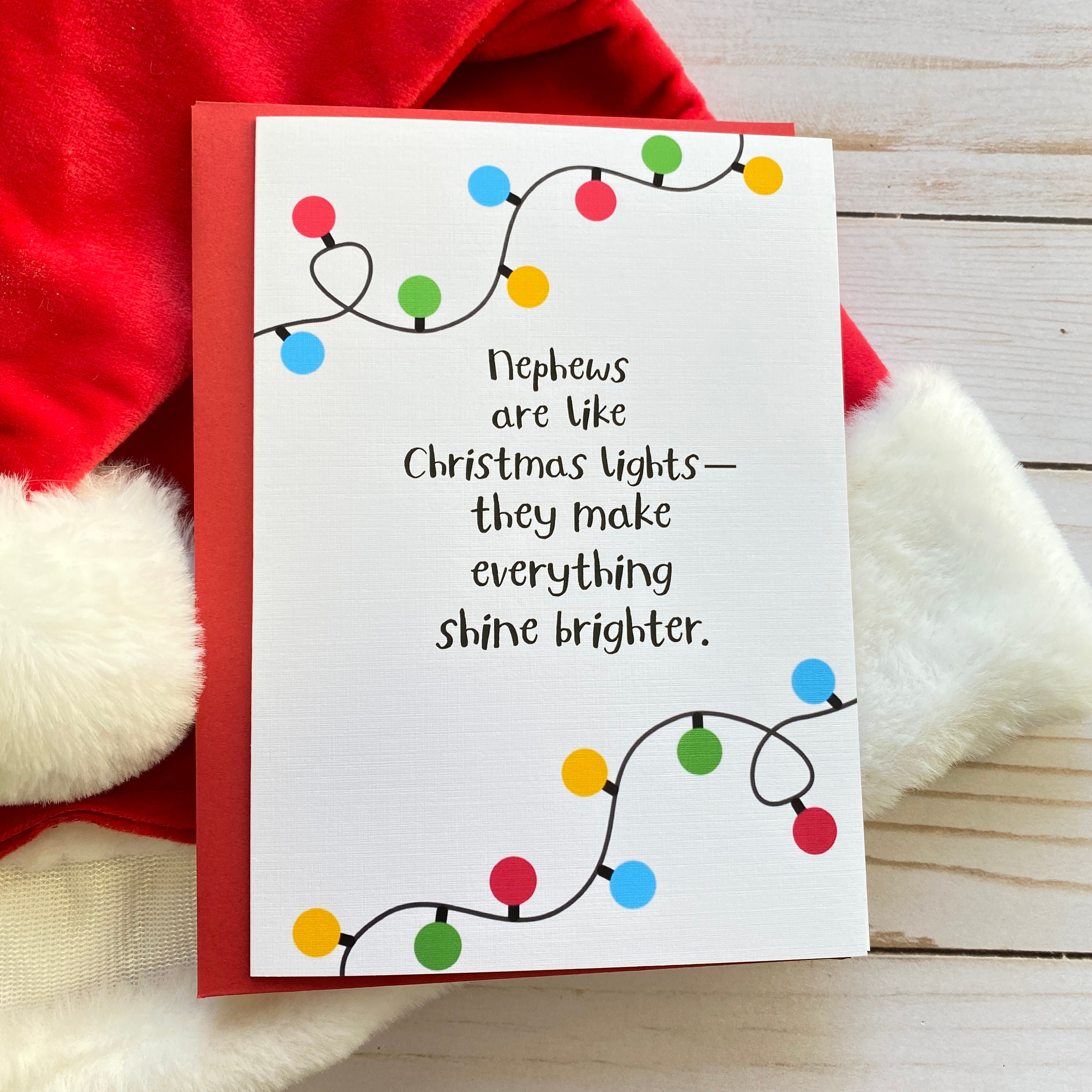 Christmas Card for Nephew