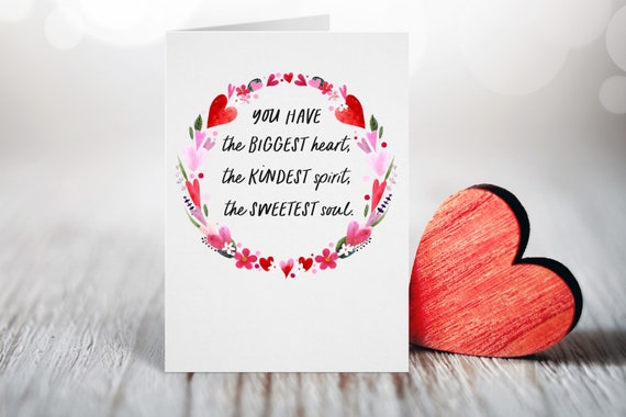 Valentines Day Card for Her, Caregiver Valentine, Valentine for Daycare  Teacher, Doctor Valentine, Nurse Valentines Card, for Anyone 
