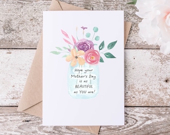 Beautiful Mother’s Day Card for Anyone, for Friend, For Sister-in-Law, for Wife, Mothers Day Card, for Mom, for Grandma, Bonus Mom Card