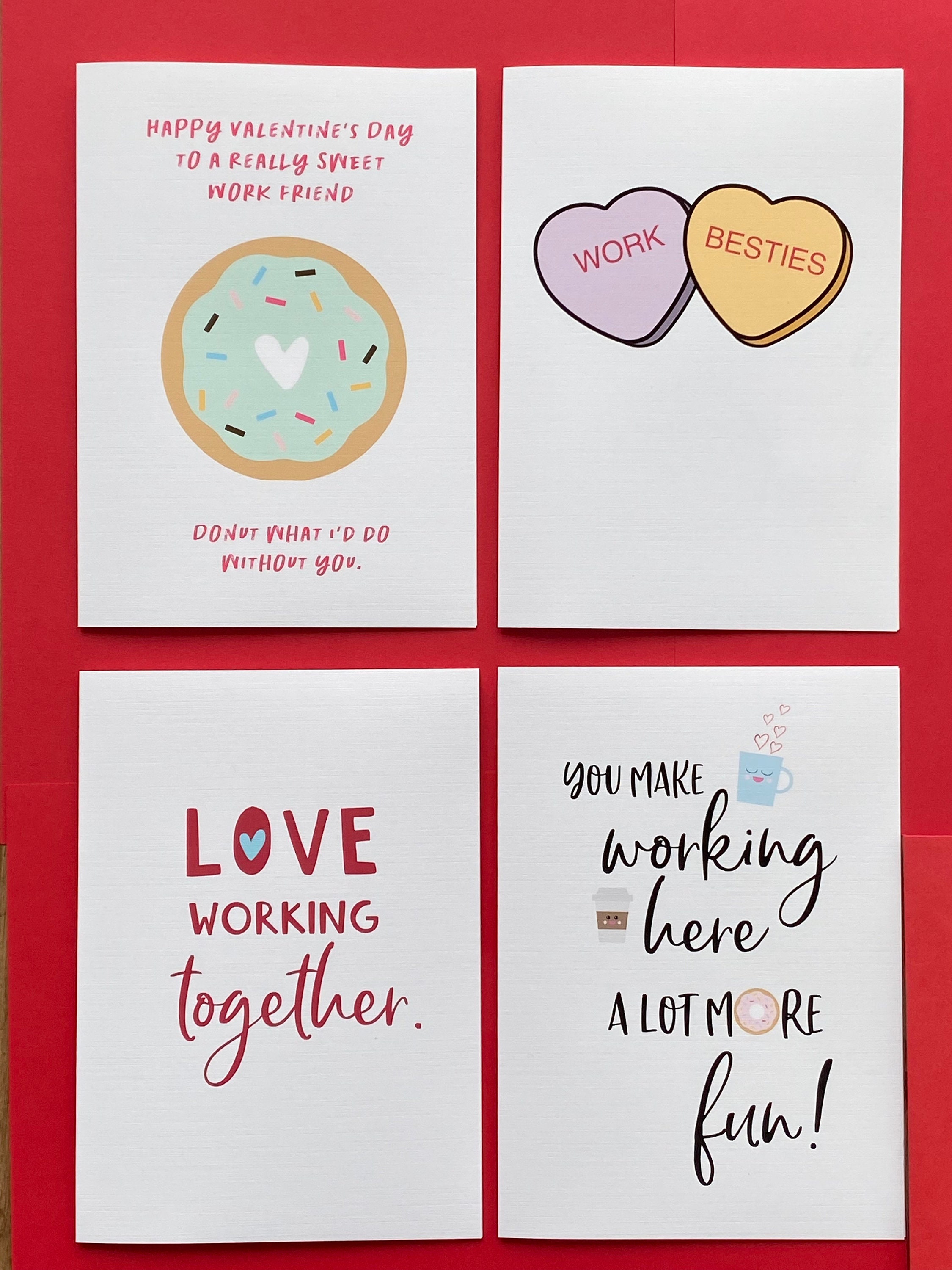 Coworker Valentine S Day Cards Workplace Valentine Etsy