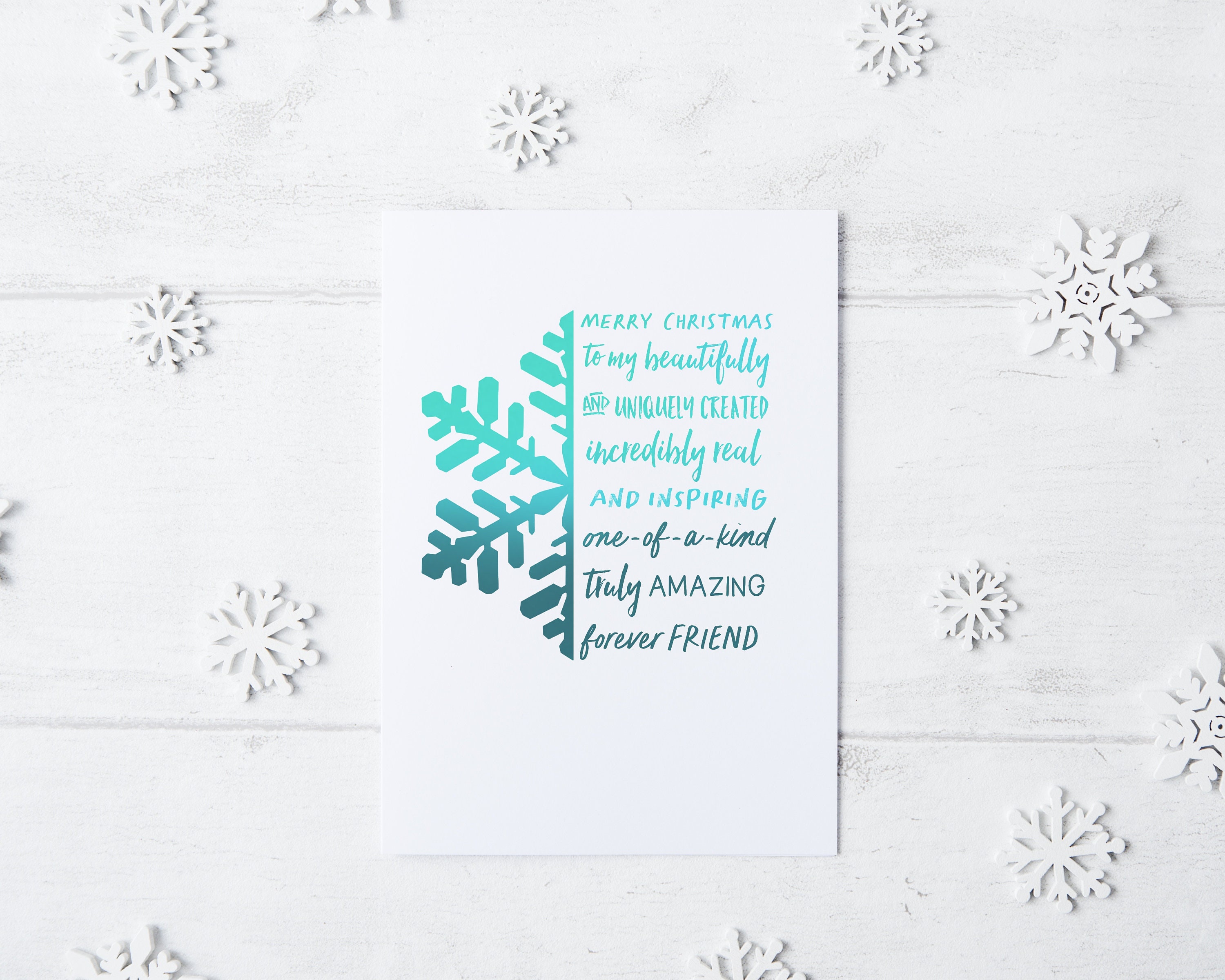 Christmas Card Printable Download for Best Friend Christmas - Etsy