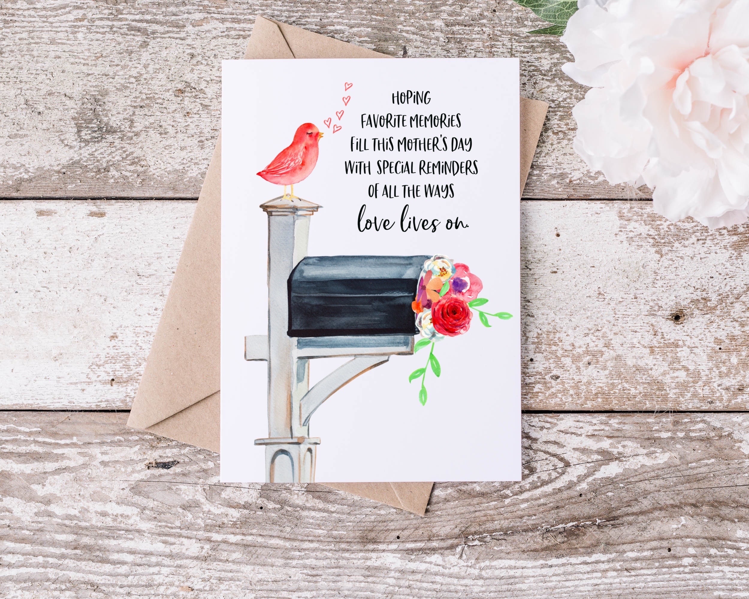 Mother's Day Grief Card: Loss of Mom, Thinking of You - Etsy