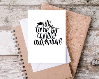 Adventure Graduation Card: New Chapter Congratulations