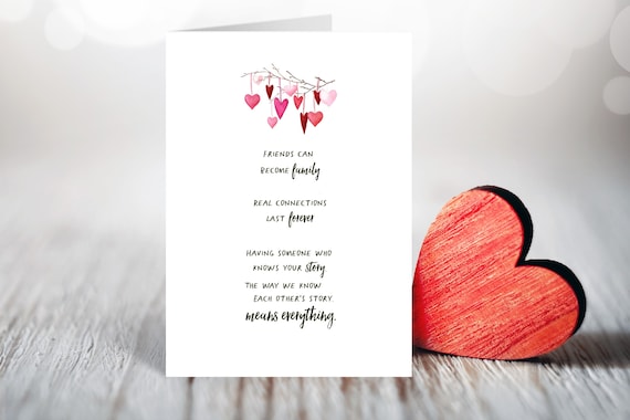 Buy Friend Valentines Day Card Friend Valentine for Best Friend Online in India - Etsy