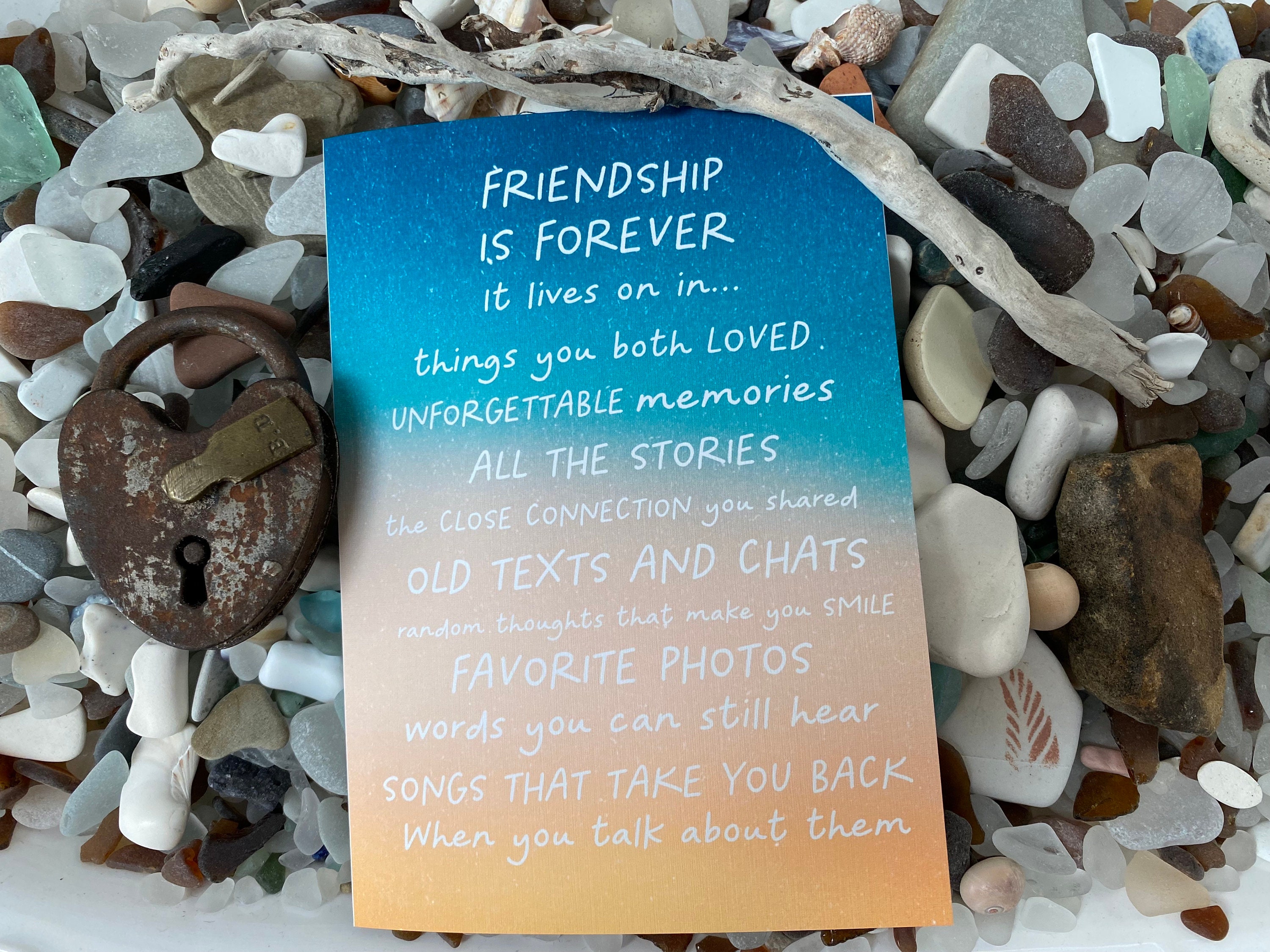 Loss of Friend Sympathy Card: Grief Gift - Etsy