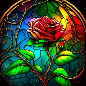 Vibrant Beauty - Kit complet de peinture au diamant avec foret rond