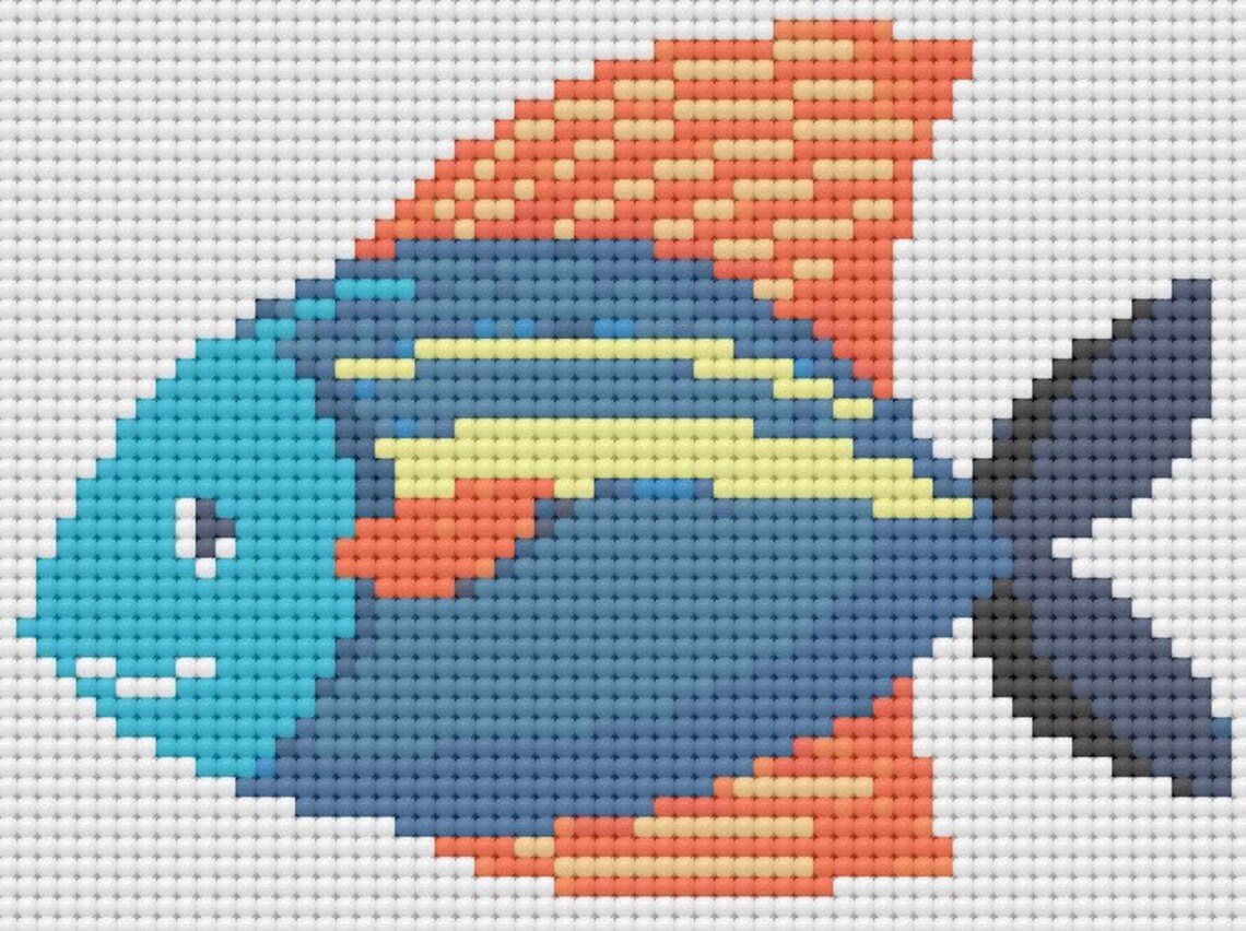 Fish Kids Diamond Painting Kit - Etsy