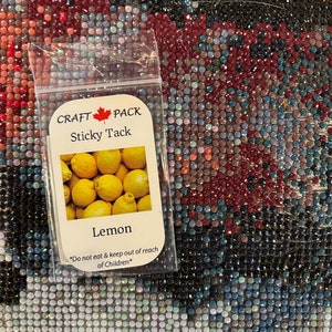 CraftPack Sticky Tack Lemon - Diamond Painting Tack